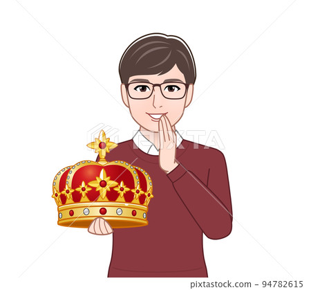 man with crown 94782615