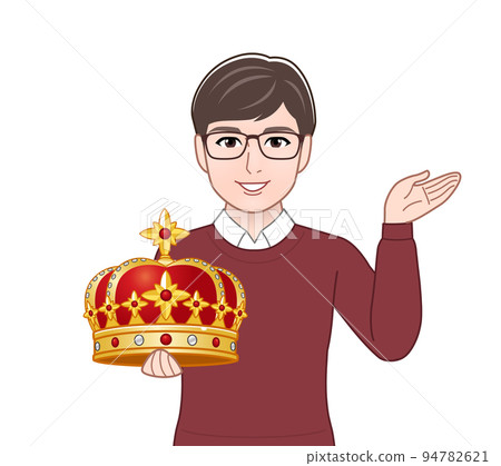 戴皇冠的男人 戴皇冠的男人 94782621