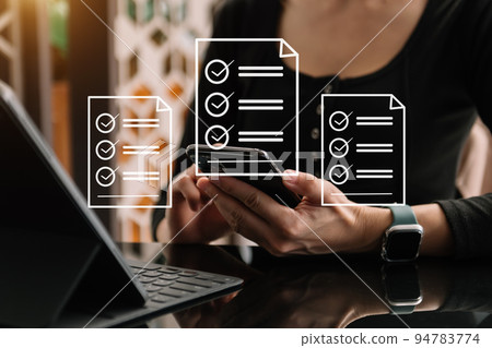 Online business contract Electronic signature, e-signing, digital document management, paperless office, business hand working Online business contract Electronic signature, e-signing, digital document management, paperless office, business hand working 94783774