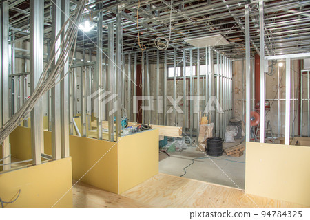 Store interior construction in progress Store interior construction in progress 94784325