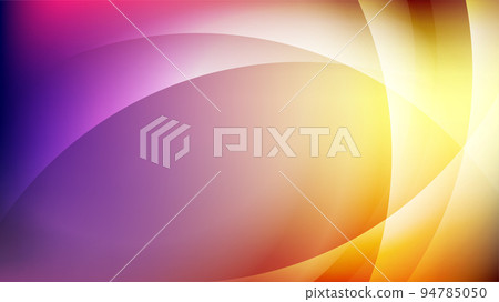 Violet orange blurred smooth waves abstract background 94785050
