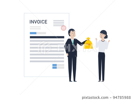 發票系統，成為應稅企業？繼續免稅業務？插圖素材 94785988