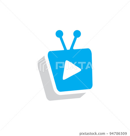 TV Television Channel icon logo design TV Television Channel icon logo design 94786309
