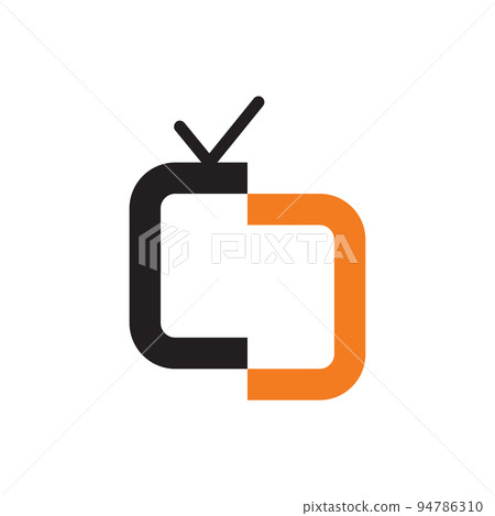 TV Television Channel icon logo design TV Television Channel icon logo design 94786310