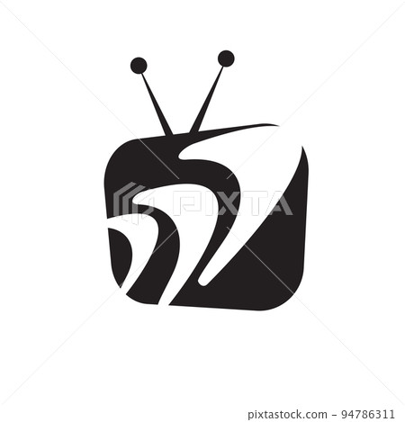 TV Television Channel icon logo design TV Television Channel icon logo design 94786311