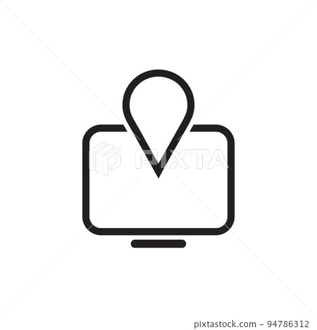 TV Television Channel icon logo design TV Television Channel icon logo design 94786312