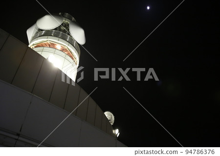 阪神高速旭橋停車場16號大阪港線夜景交通雷達 阪神高速旭橋停車場16號大阪港線夜景交通雷達 94786376