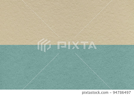 Texture of craft beige and blue paper background, half two colors. Vintage brown and cerulean cardboard. Texture of craft beige and blue paper background, half two colors. Vintage brown and cerulean cardboard. 94786497