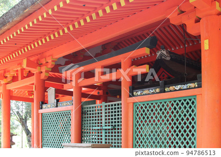 Kasuga Taisha Shrine, Nara Prefecture, Nara Kasuga Taisha, vermilion corridor, main hall 94786513