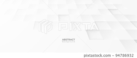 Abstract 3d modern square banner background. Geometric pattern texture. vector art illustration 94786932