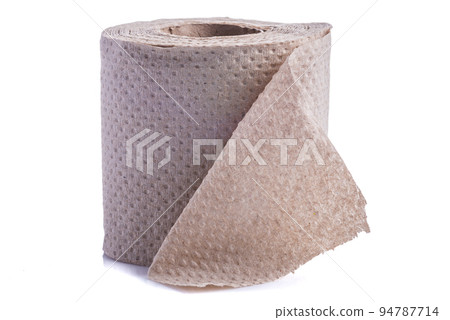 Roll of toilet paper isolated on white background 94787714