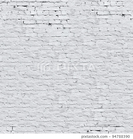 Old White Brick Wall. Seamless Tileable Texture. 94788390