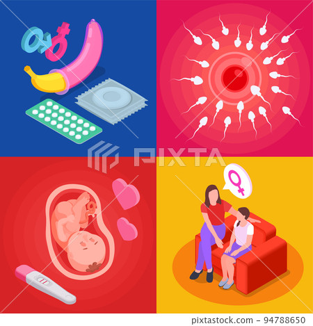 Sex Education 2x2 Isometric Set Sex Education 2x2 Isometric Set 94788650