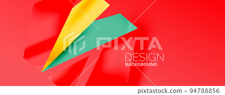 Background color abstract overlapping lines. Minimal composition vector illustration for wallpaper banner background or landing page Background color abstract overlapping lines. Minimal composition vector illustration for wallpaper banner background or landing page 94788856