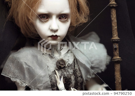 Creepy gothic sale dolls