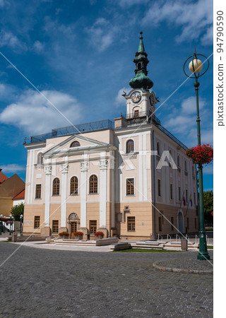 Town Hall of Kezmarok town in the Spis region of eastern Slovakia 94790590