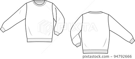 white sweatshirt pullover 94792666