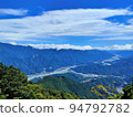 Yamanashi mountain and sky 94792782
