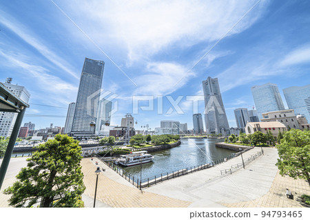 Cityscape of Yokohama Canal Park [Yokohama City, Kanagawa Prefecture] 94793465