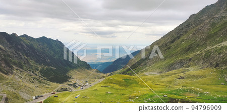 Beautiful valley with mountains aganist sky with clouds, from Masca Beautiful valley with mountains aganist sky with clouds, from Masca 94796909