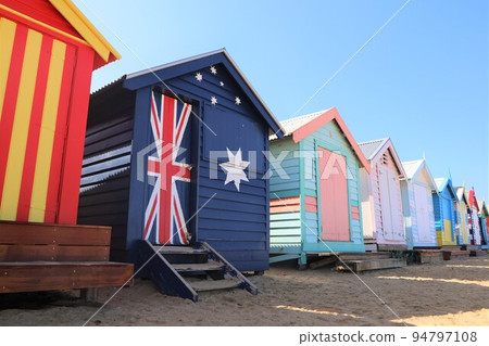 cute beach house in brighton beach melbourne australia 94797108