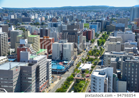 Urban landscape Sapporo City Souseigawa Park 94798854