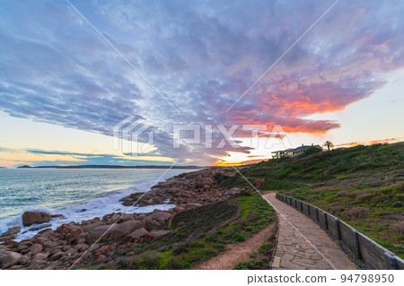 Spectacular footpath along the coast at Rocky Bay, Port Elliot Spectacular footpath along the coast at Rocky Bay, Port Elliot 94798950