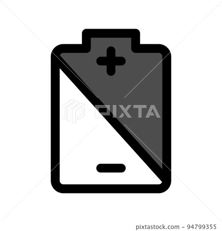 Illustration Vector Graphic of Battery icon Illustration Vector Graphic of Battery icon 94799355