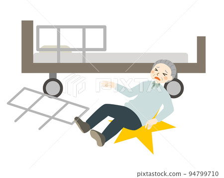 Bed fall Elderly 94799710