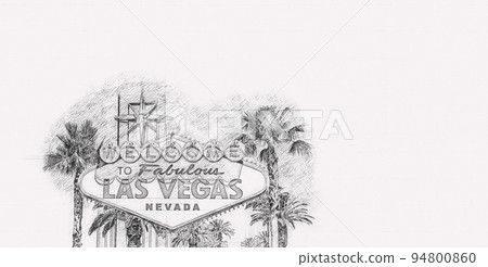 Las Vegas Illustrations, Unique Modern and Vintage Style Stock  Illustrations for Licensing