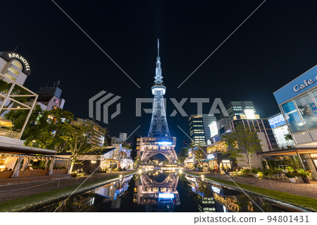 中部電力MIRAI TOWER夜景 中部電力MIRAI TOWER夜景 94801431