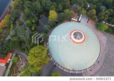 The Crystal Palace in Porto city. Top view 94801871