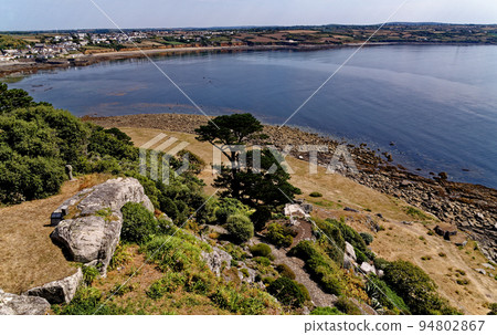 View across Marazion - St Michaels Mount - Cornwall 94802867