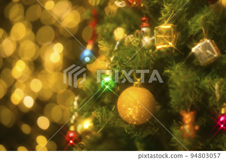 Christmas tree ornament shine 94803057