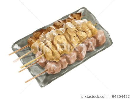 水彩烤雞_拼盤01_1 水彩烤雞_拼盤01_1 94804432