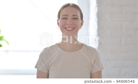 Portrait of Woman Smiling at Camera Portrait of Woman Smiling at Camera 94806548