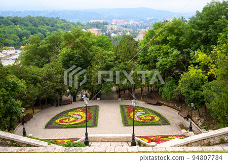 Scenic view of Pyatigorsk from Mashuk Mount slope, Russia 94807784