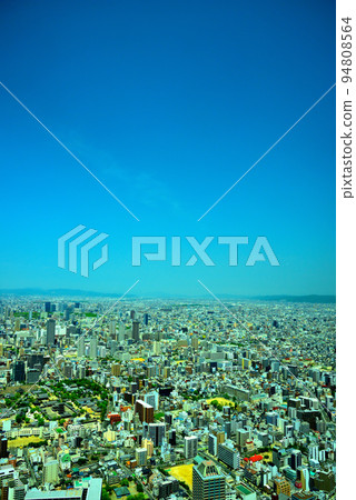 Osaka cityscape seen from skyscraper Abeno Harukas 94808564