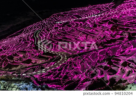 石川縣輪島市：燈火通明的白米千舞田 94810204