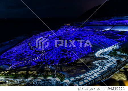 石川縣輪島市：燈火通明的白米千舞田 94810221