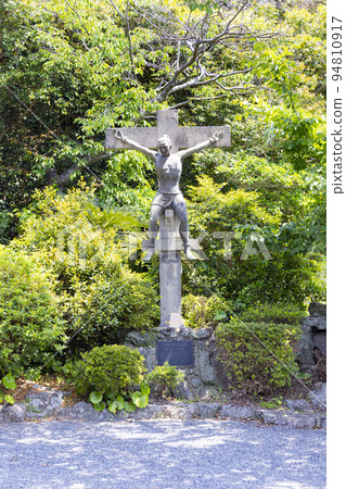 福江島 Dozaki 大教堂基督教花園 聖約翰後藤烈士雕像 94810917