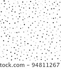 Vector seamless pattern with chaotic small dorts. 94811267