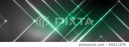 Neon glowing fluid wave lines, magic energy space light concept. Vector illustration for wallpaper, banner, background, leaflet, catalog, cover, flyer Neon glowing fluid wave lines, magic energy space light concept. Vector illustration for wallpaper, banner, background, leaflet, catalog, cover, flyer 94811876
