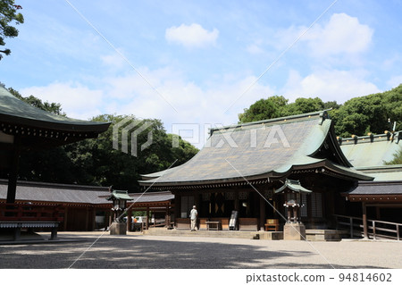 埼玉市大宮區武藏一宮大宮冰川神社參拜殿 94814602