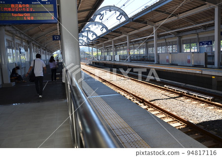 Satsumasendai city scenery seen from the connecting corridor of Kyushu Shinkansen Sendai station 94817116