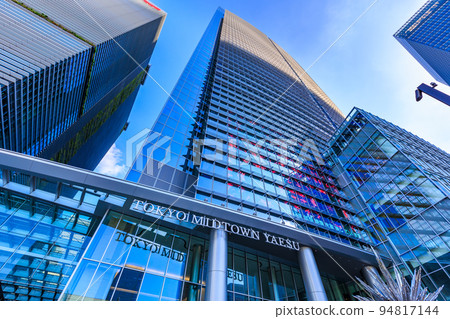 東京中央區東京中城八重洲的東京城市景觀 東京中央區東京中城八重洲的東京城市景觀 94817144