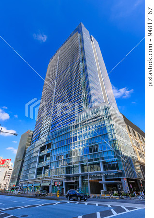 東京中央區東京中城八重洲的東京城市景觀 94817167