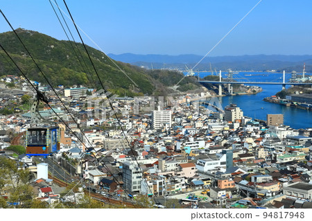 [廣島縣] Senkojiyama索道和Omichi Townscape 94817948
