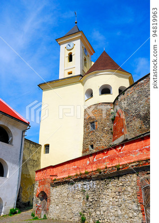 Old medieval castle with towers 94819963