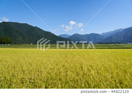 Spreading rural scenery Minamiuonuma City, Niigata Prefecture 94822120